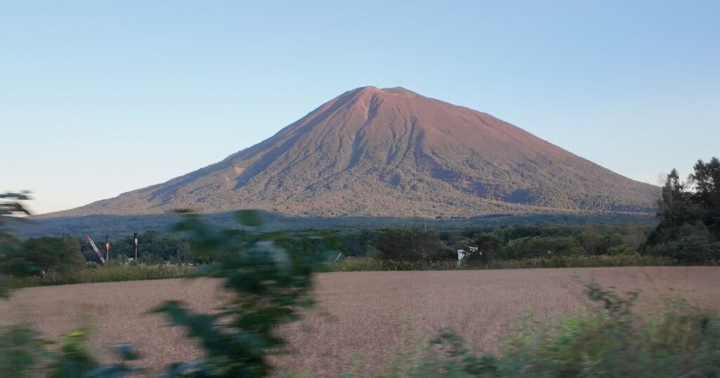 羊蹄山の風景