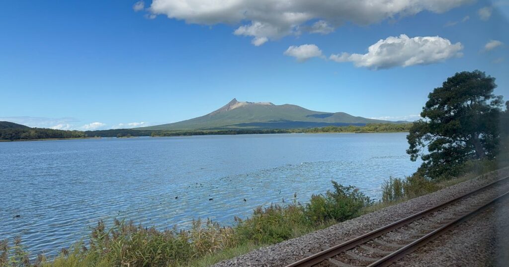 大沼と駒ヶ岳の景色