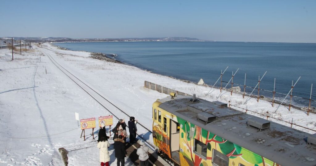 北浜駅展望台からの景色