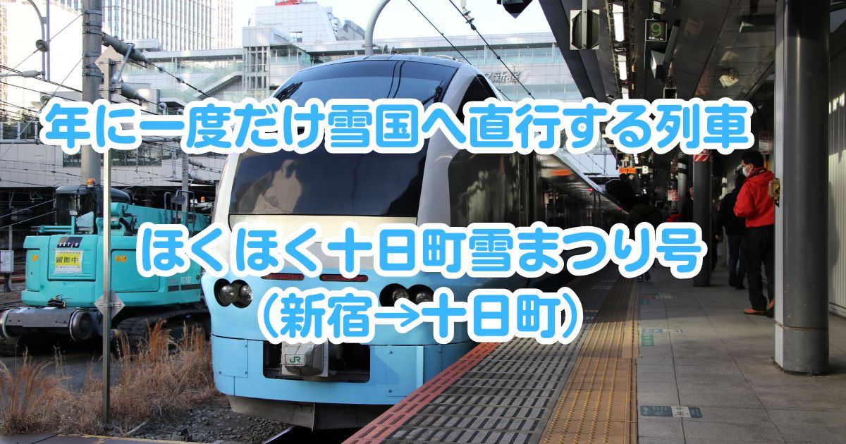 十日町雪まつり号乗車記